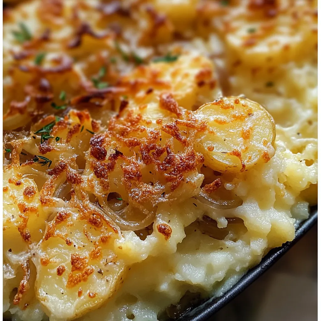 French Onion Funeral Potatoes - Ultimate Comfort Food Recipe - secondary view